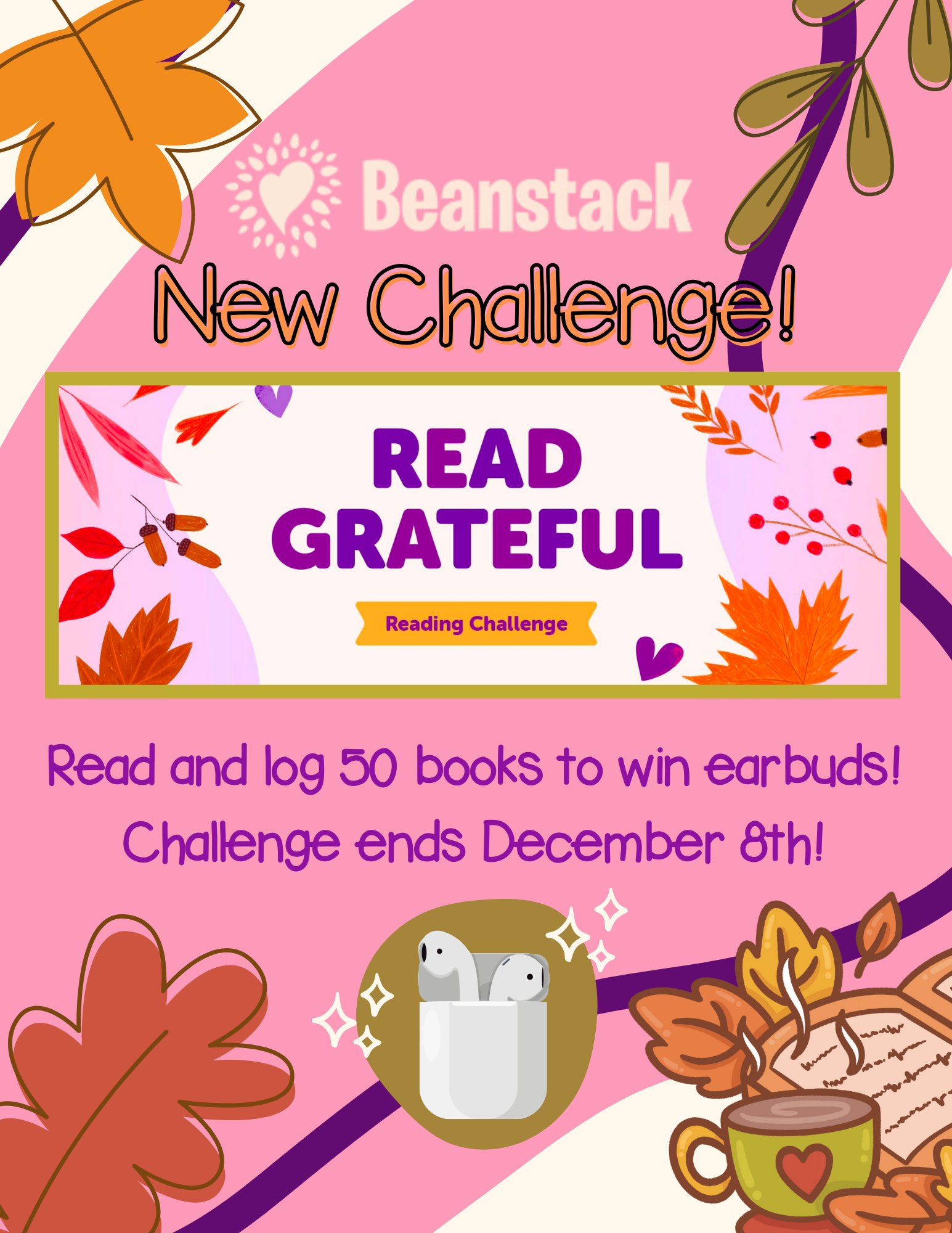 beanstack reading challenge